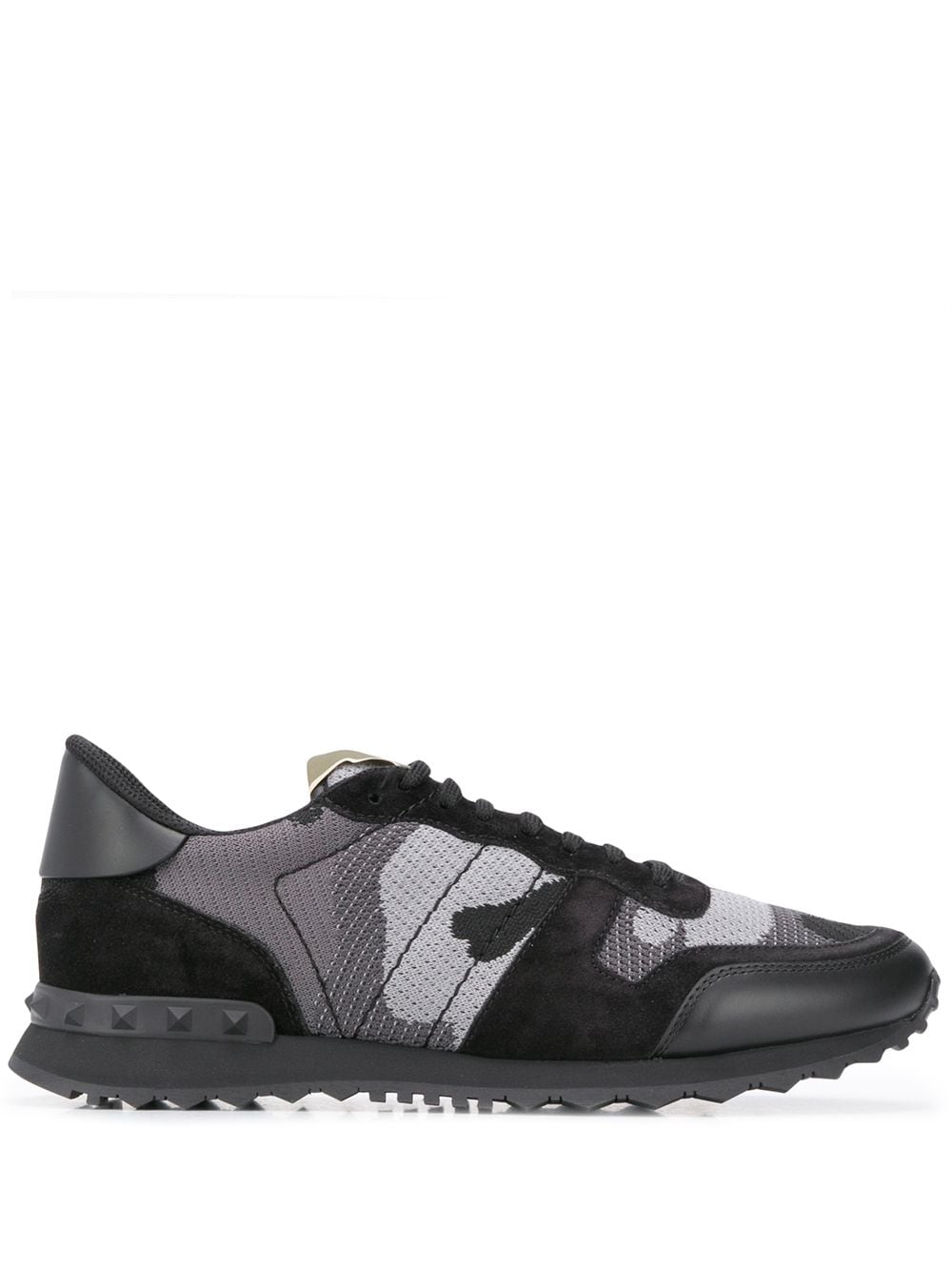 Valentino Garavani Black Leather Sneakers image 0