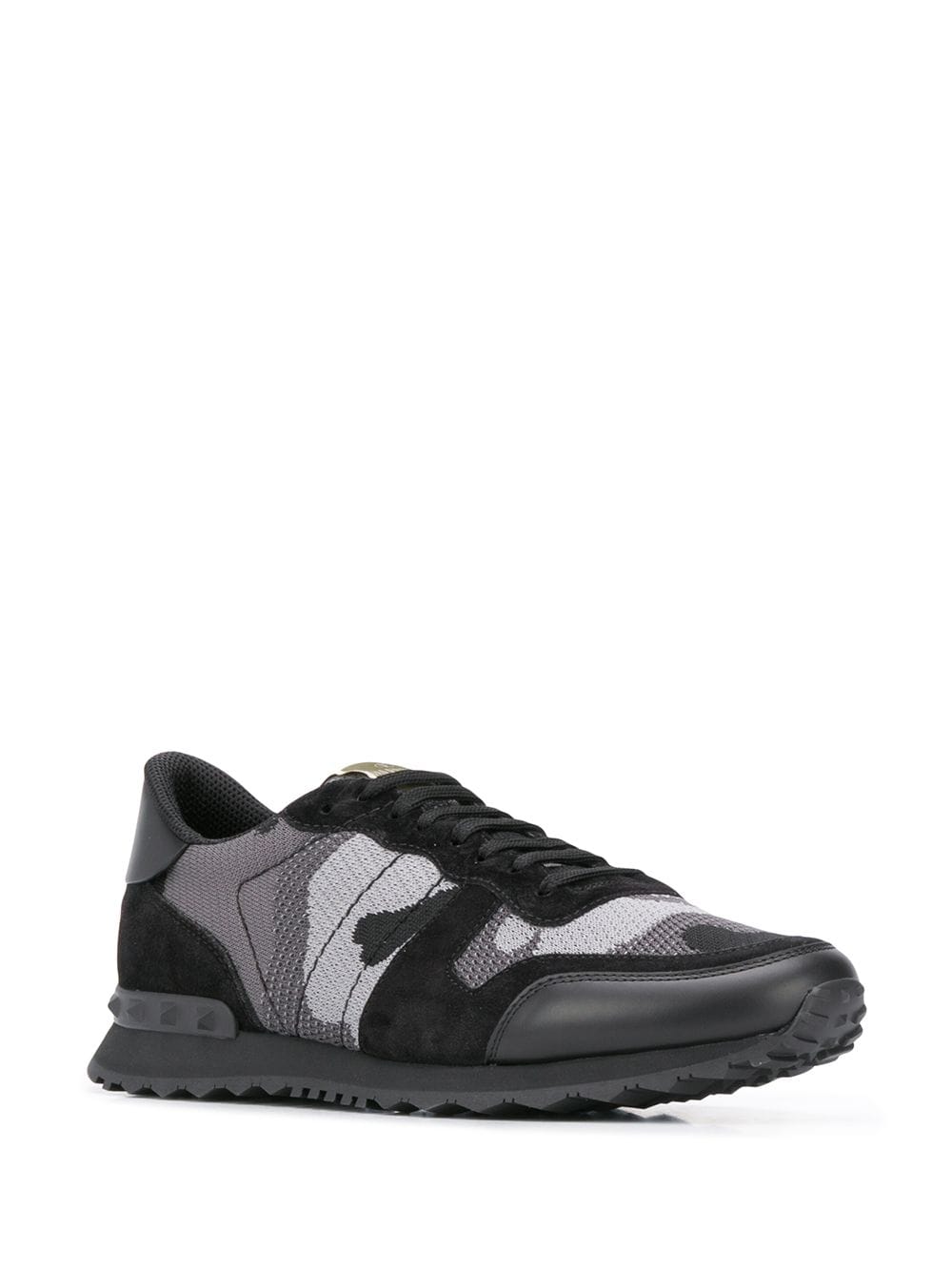 Valentino Garavani Black Leather Sneakers image 3