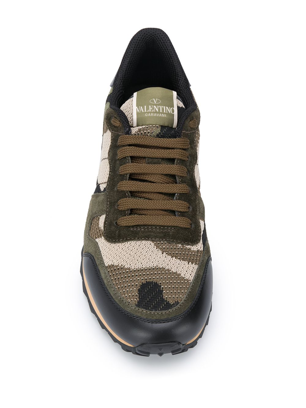 Valentino Garavani Camouflage Leather Sneakers image 1