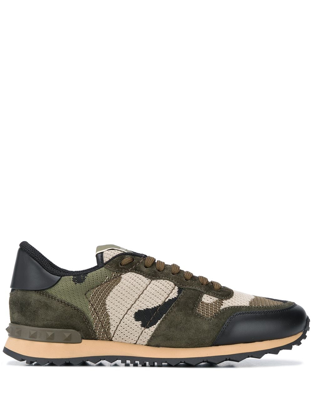 Valentino Garavani Camouflage Leather Sneakers image 0