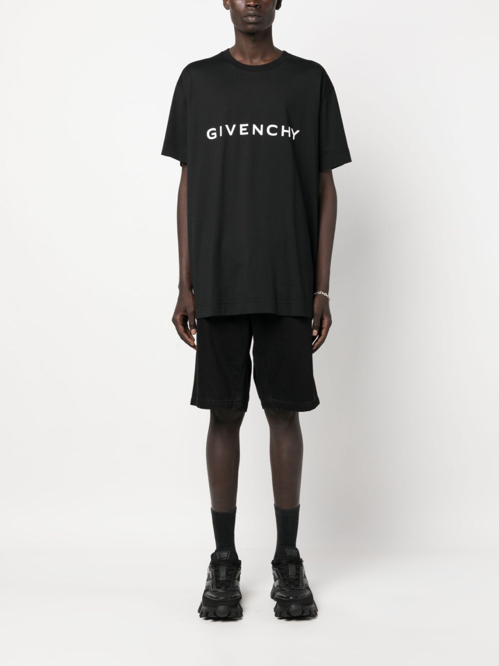 Givenchy Black Logo T-Shirt image 3