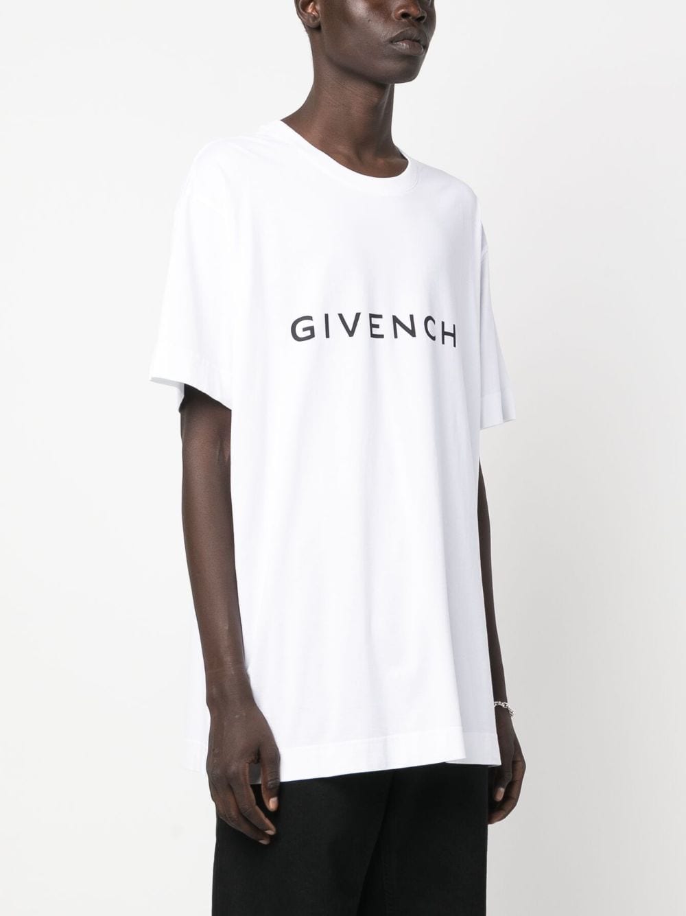 Givenchy White Logo T-Shirt image 2