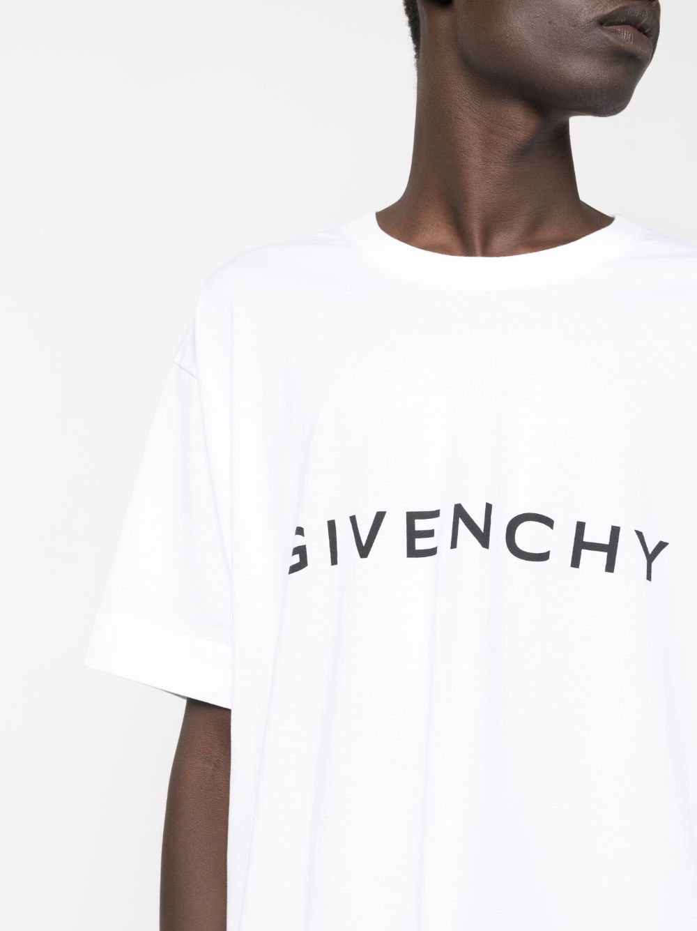 Givenchy White Logo T-Shirt image 4