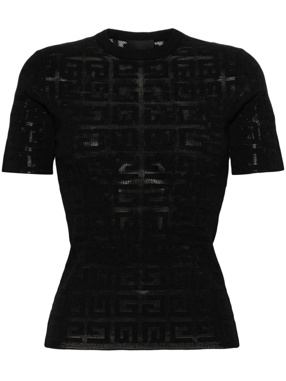 Givenchy Black Monogram Jacquard Sweater image 0