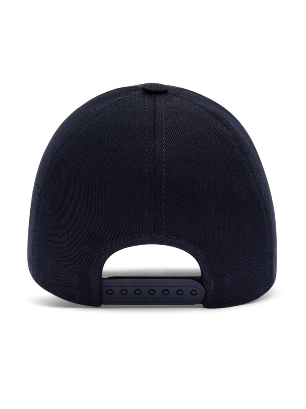 COURREGES PRE Black Cotton Twill Baseball Cap image 2