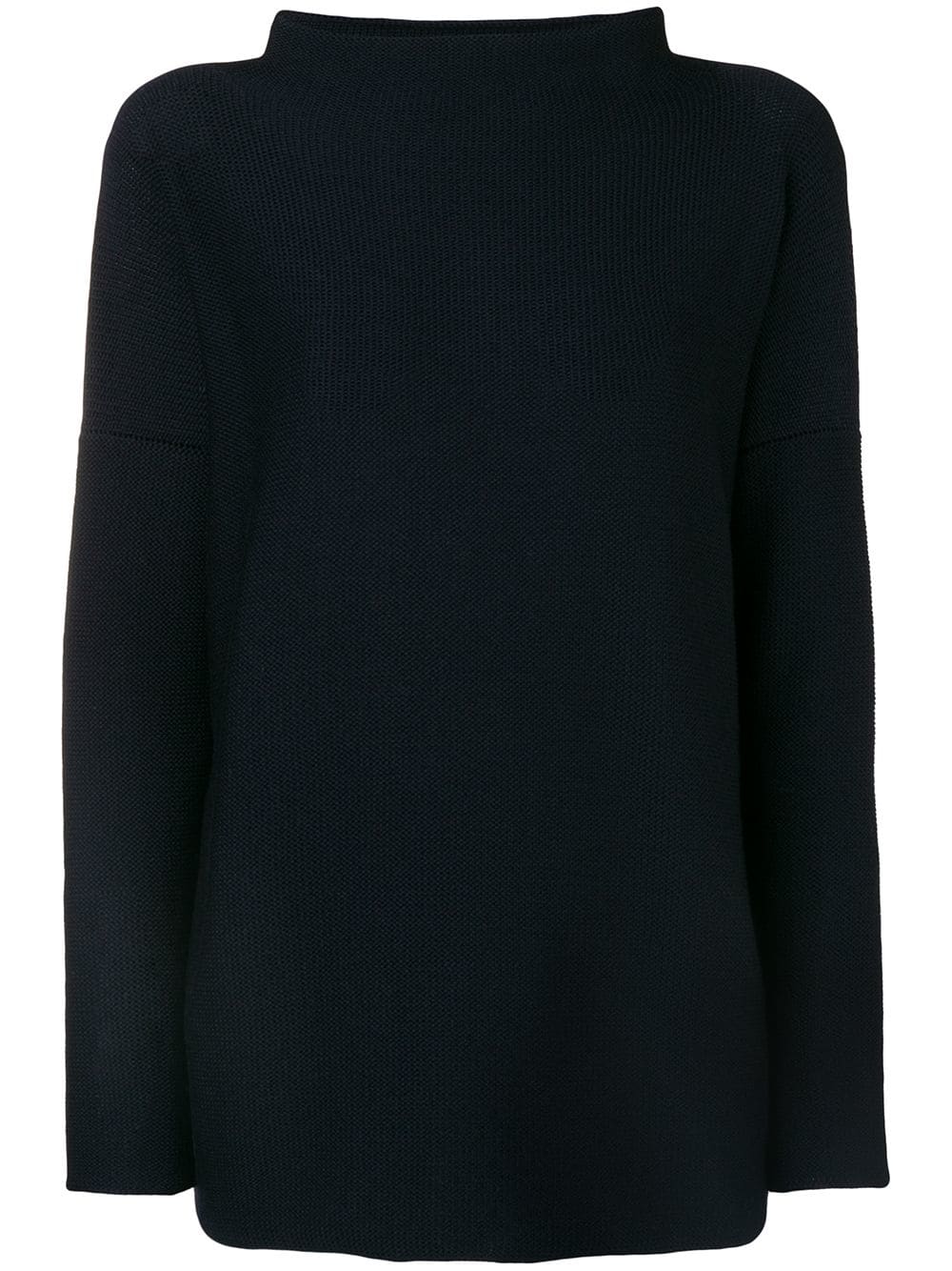 Daniela Gregis Navy Blue Halter Neck Wool Jumper image 0