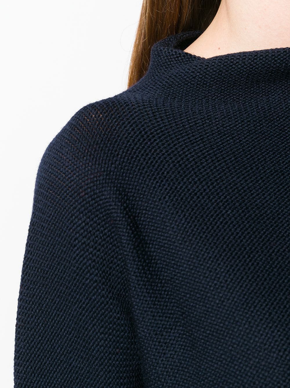 Daniela Gregis Navy Blue Halter Neck Wool Jumper image 4