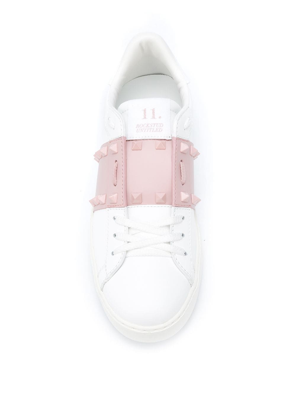 Valentino Garavani Pink Rockstud Sneakers image 1