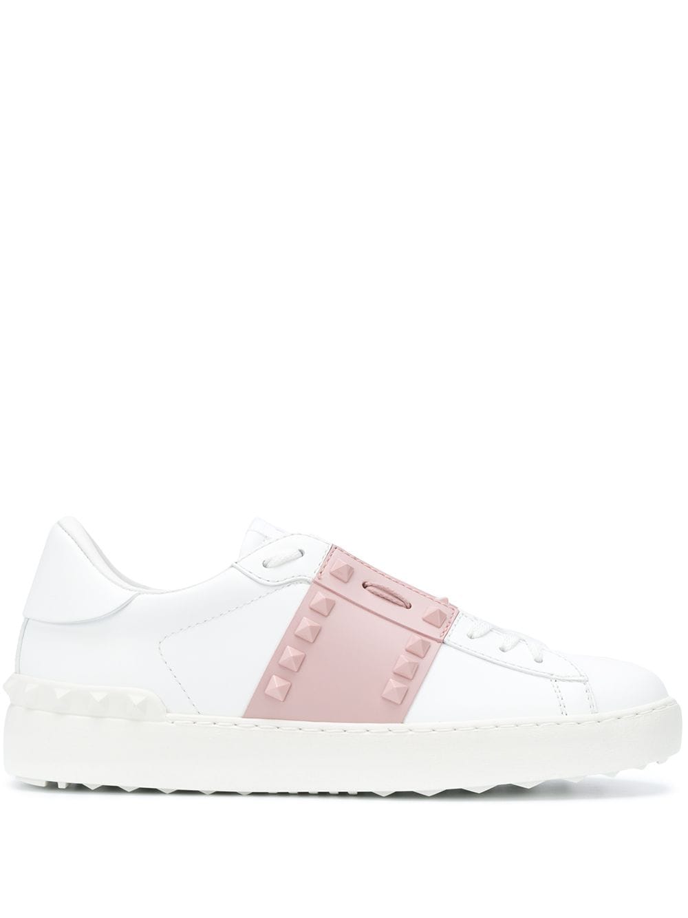 Valentino Garavani Pink Rockstud Sneakers image 0