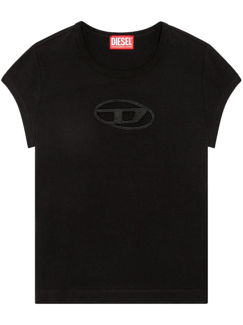 Diesel Men's Black T-Shirt with Logo image 0