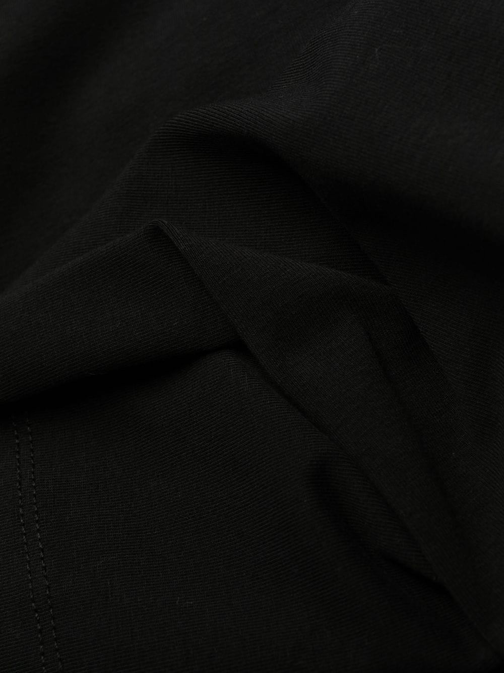 Black Stretch Cotton Cut-Out Dress image 2