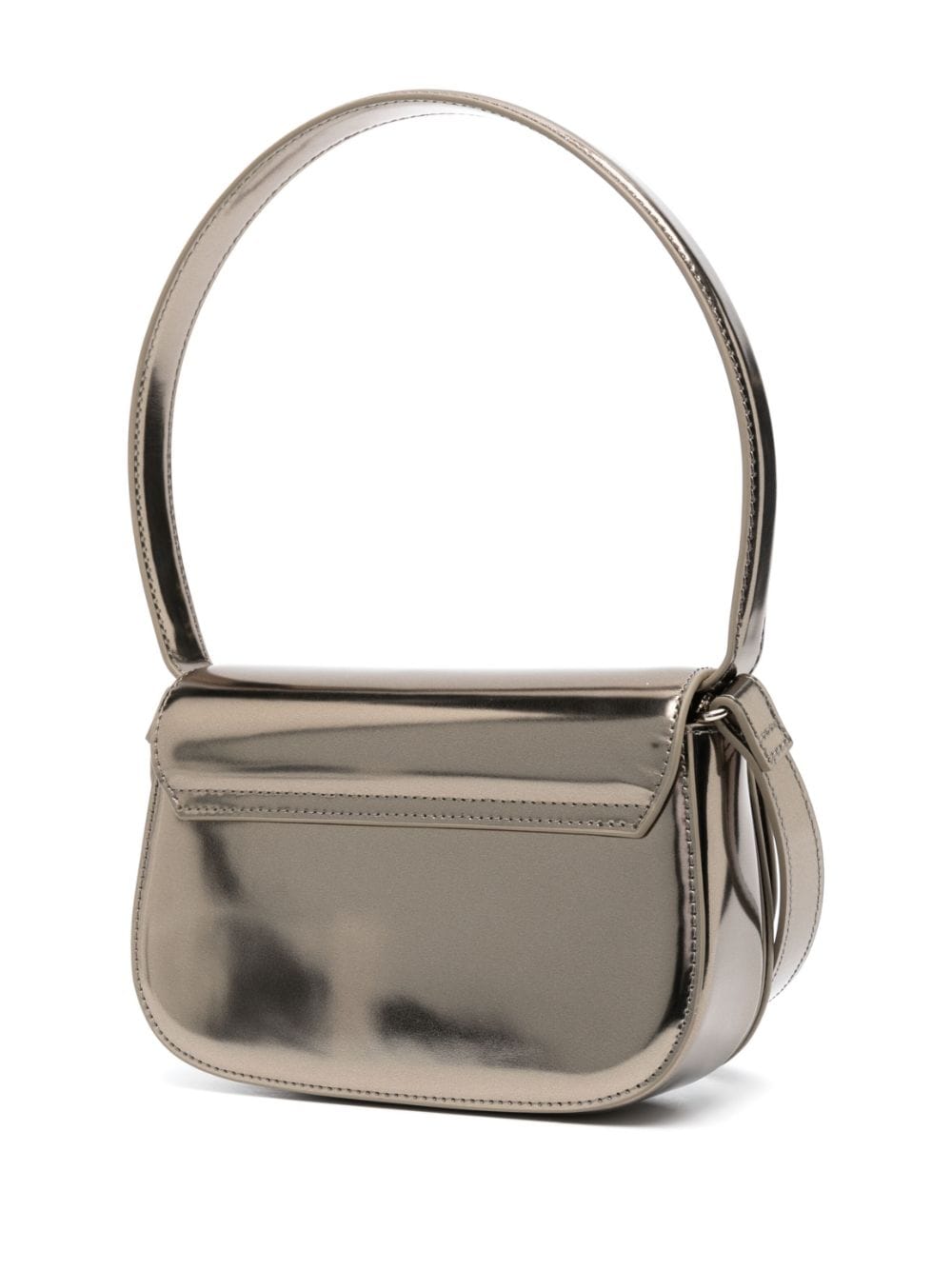 Diesel Golden Mirrored Leather Shoulder Bag image 1