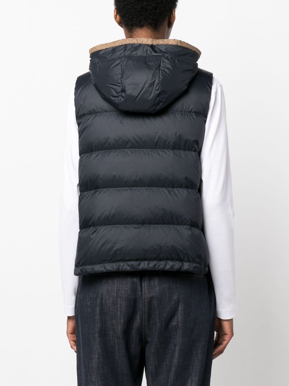 Brunello Cucinelli Blue Down-Filled Quilted Jacket image 1