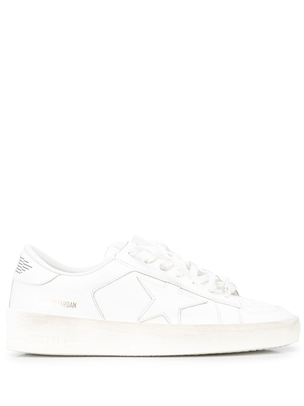 Golden Goose Deluxe Brand White Leather Stardan Low-Top Sneakers image 0