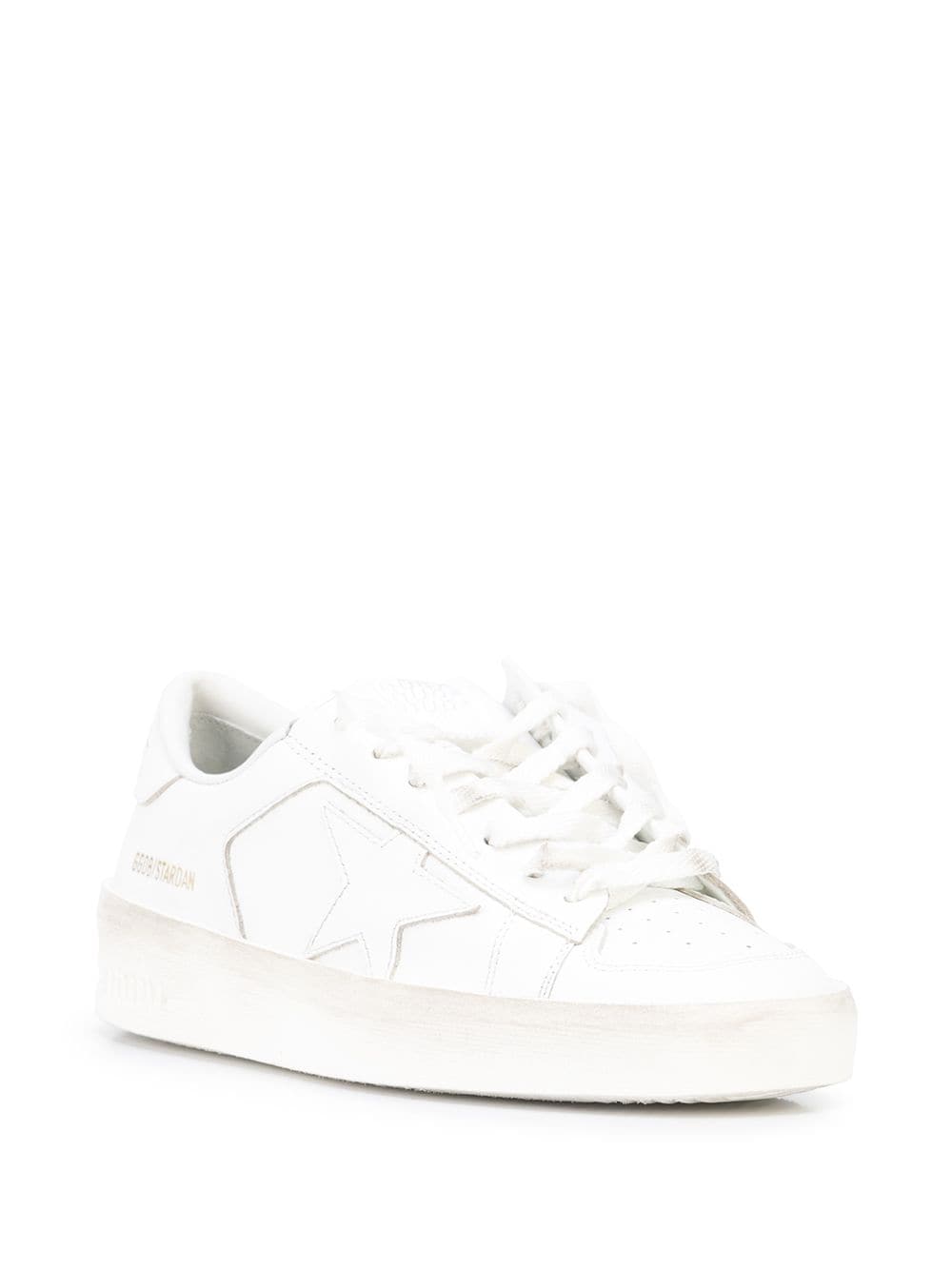 Golden Goose Deluxe Brand White Leather Stardan Low-Top Sneakers image 1