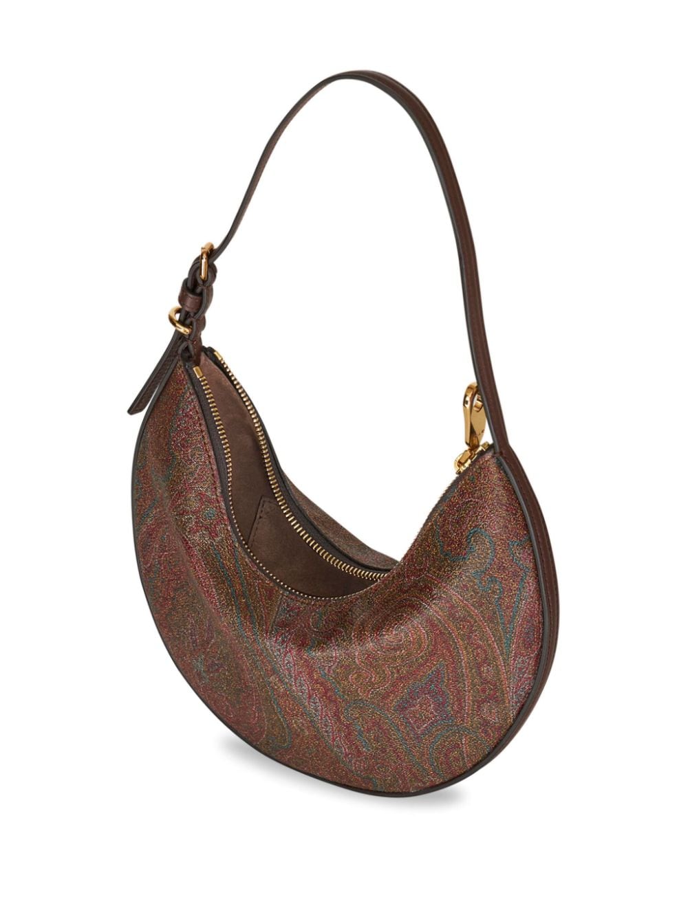 Etro Paisley Print Top Handle Bag - Brown image 2