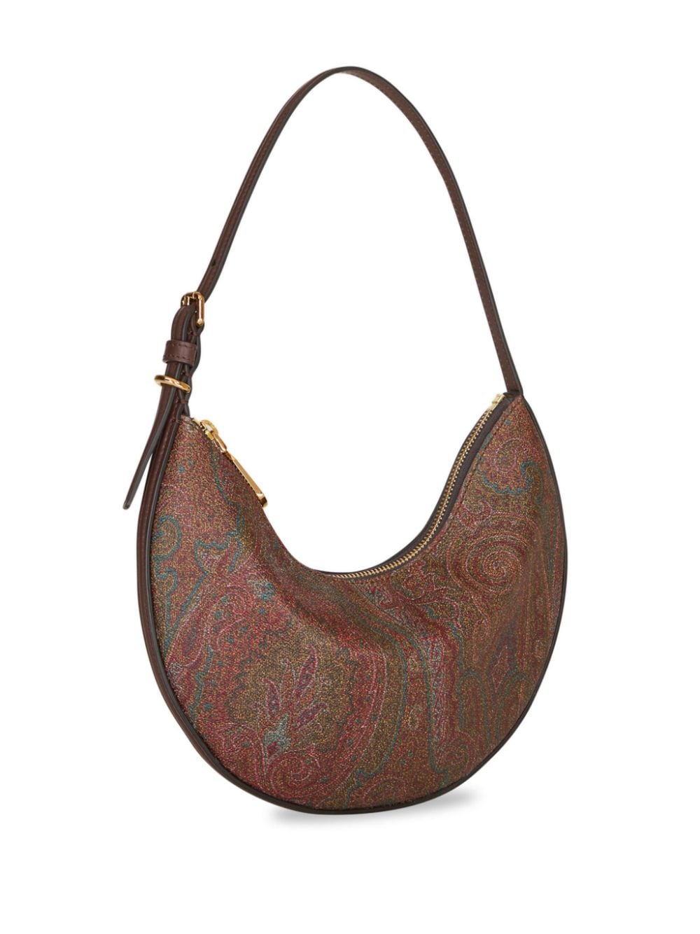 Etro Paisley Print Top Handle Bag - Brown image 4