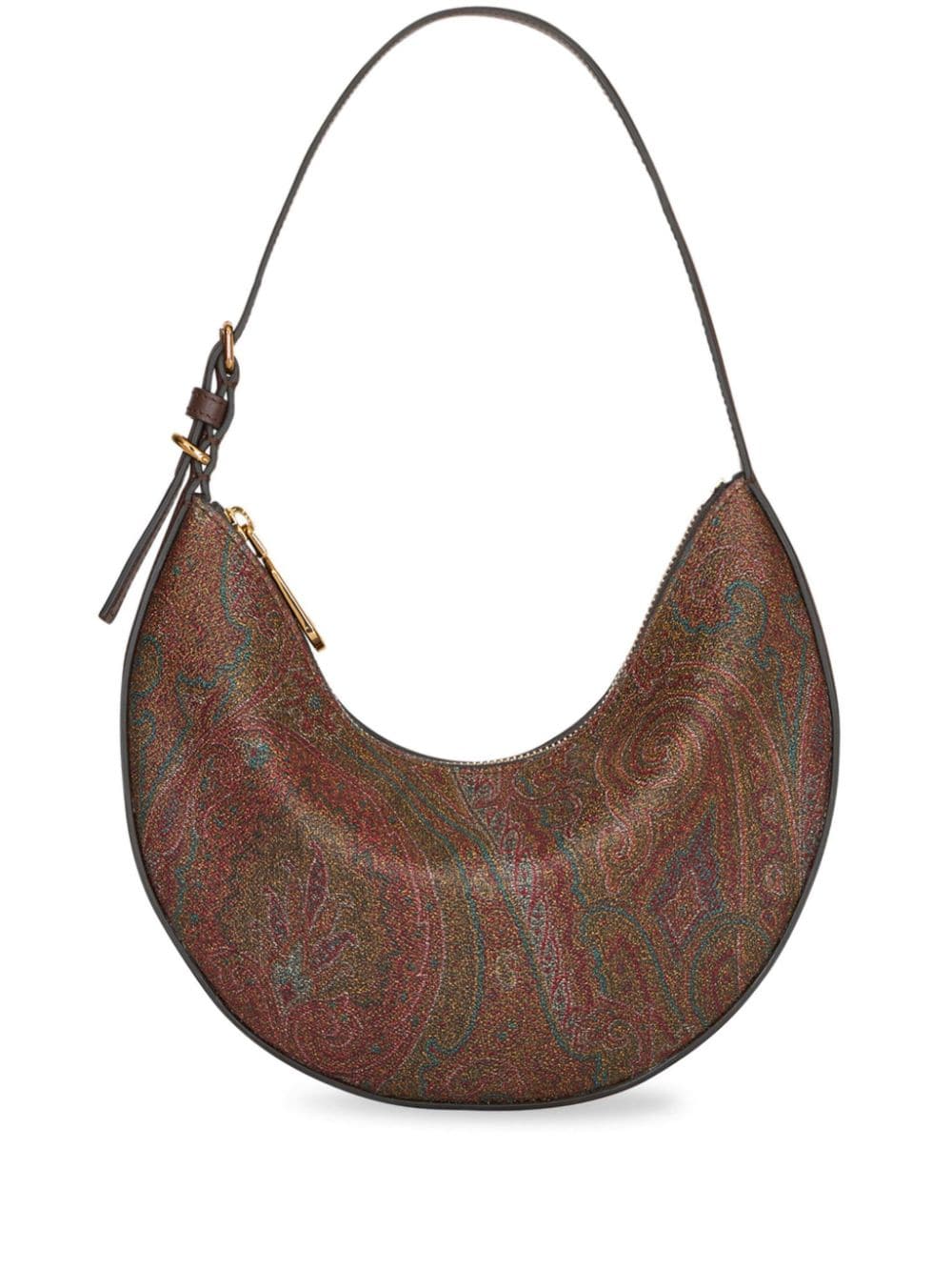 Etro Paisley Print Top Handle Bag - Brown image 0