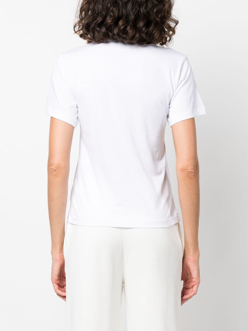 Emporio Armani White Logo Print Short Sleeve T-Shirt image 3