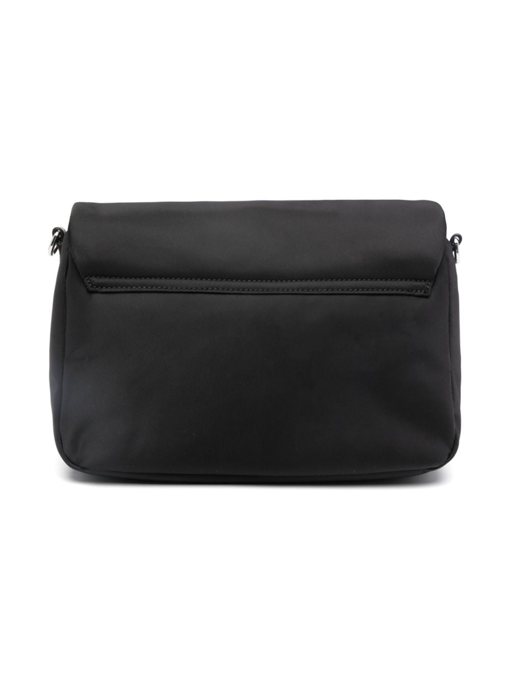 Emporio Armani Recycled Nylon Logo Plaque Shoulder Bag - Black image 2