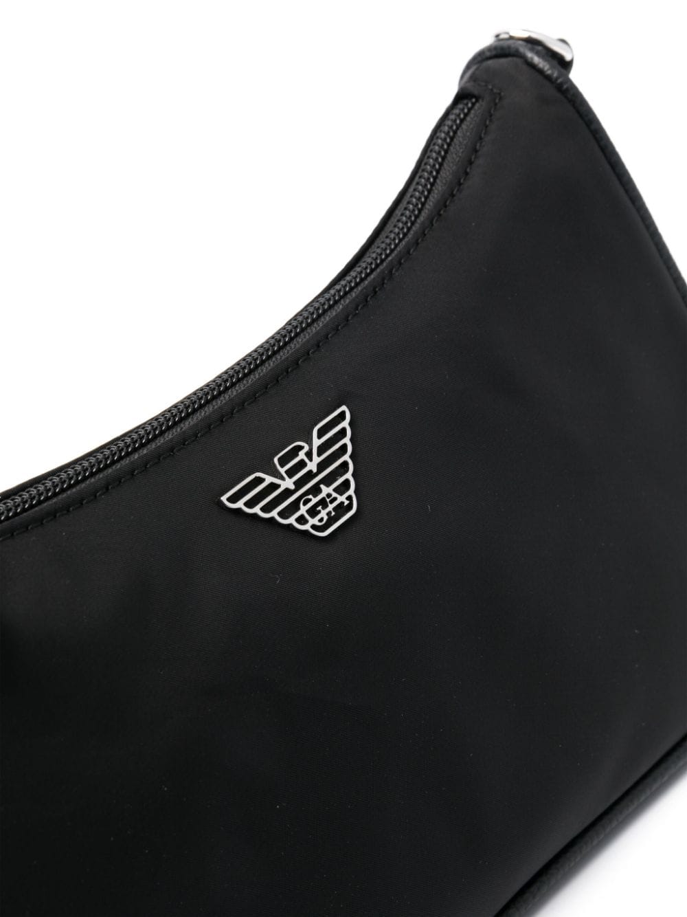 Emporio Armani Black Logo Embellished Shoulder Bag image 3