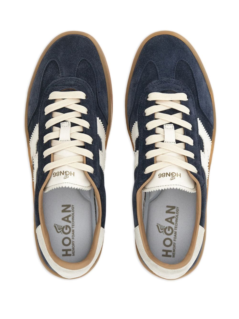 HOGAN 'PRE' Blue Leather Sneakers image 5