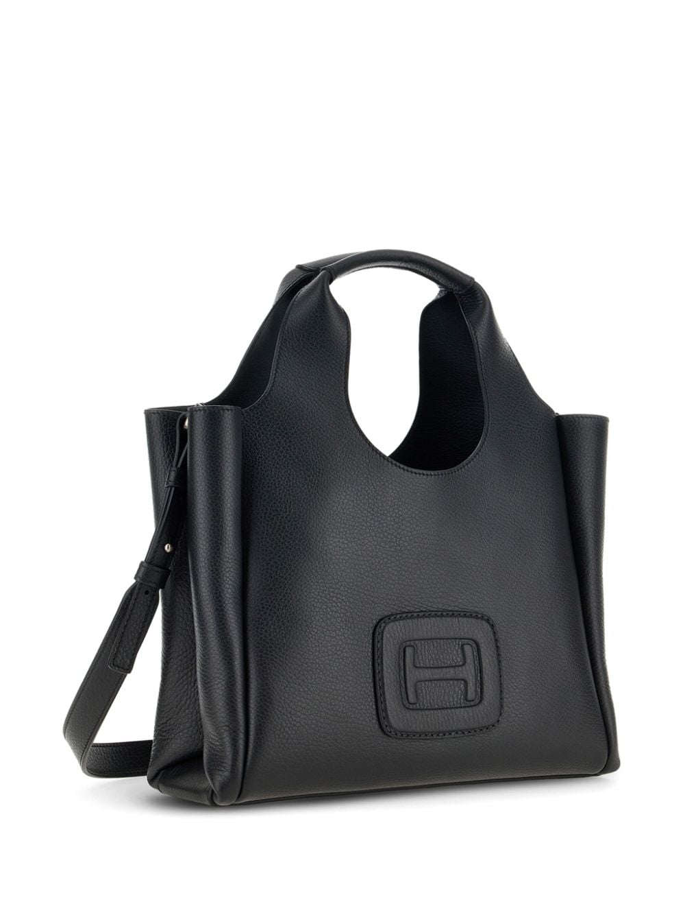 HOGAN Embossed Logo Tote Bag - Black image 3