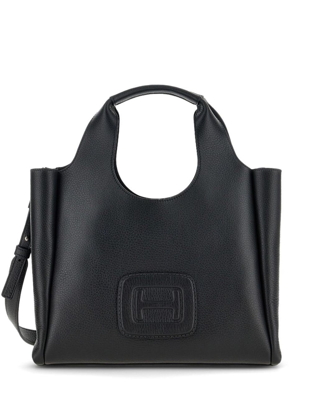 HOGAN Embossed Logo Tote Bag - Black image 0