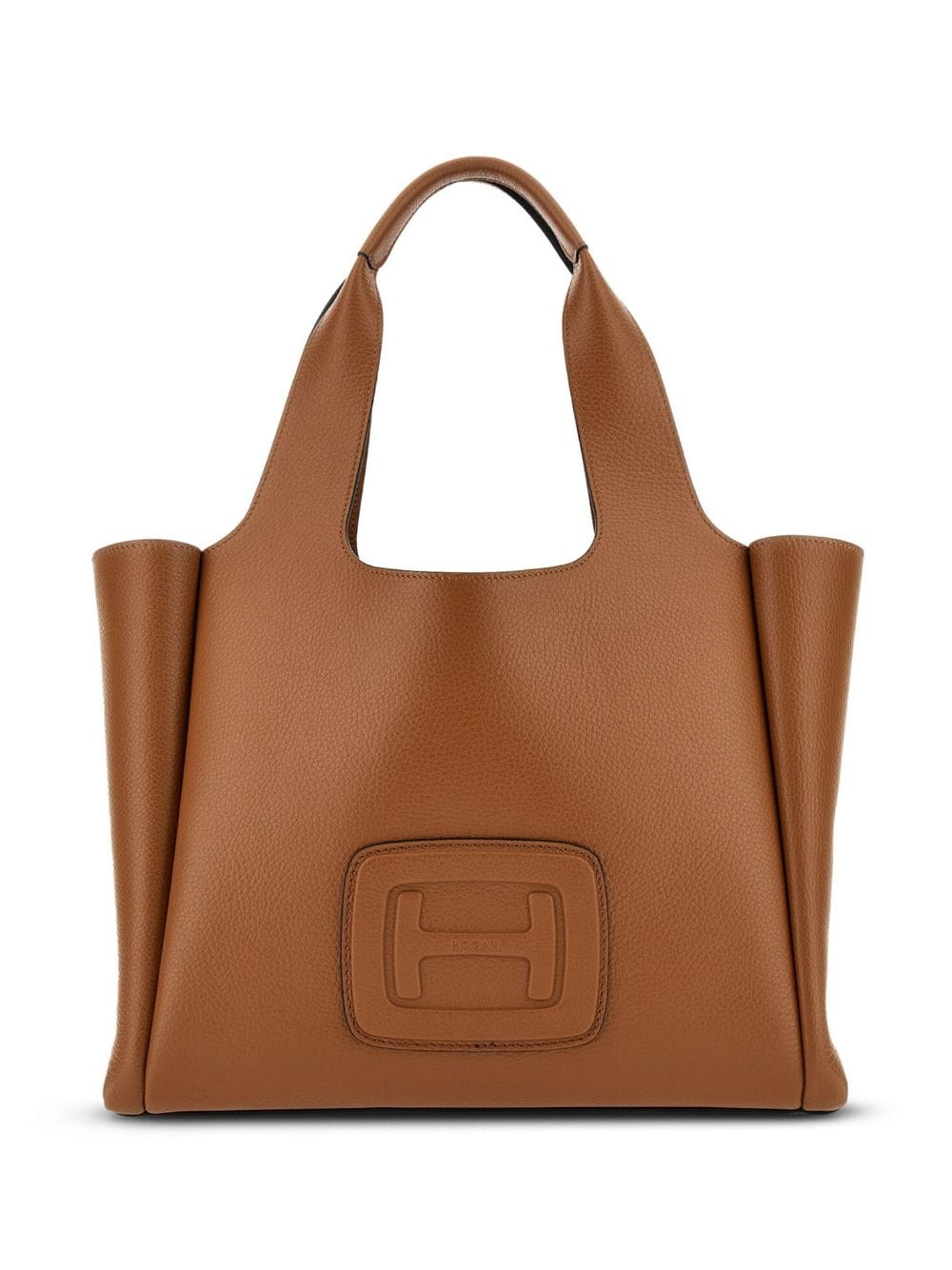 Hogan Leather Tote Bag - Cognac Brown image 0