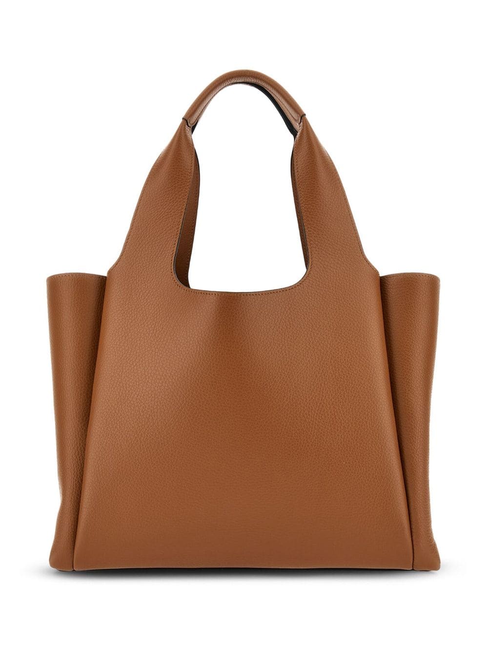 Hogan Leather Tote Bag - Cognac Brown image 3