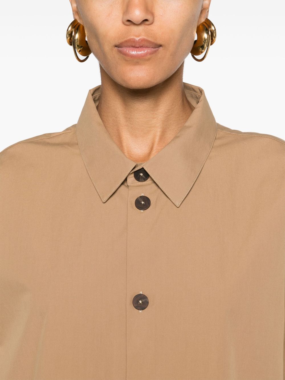 STUDIO NICHOLSON Shirts Beige image 1