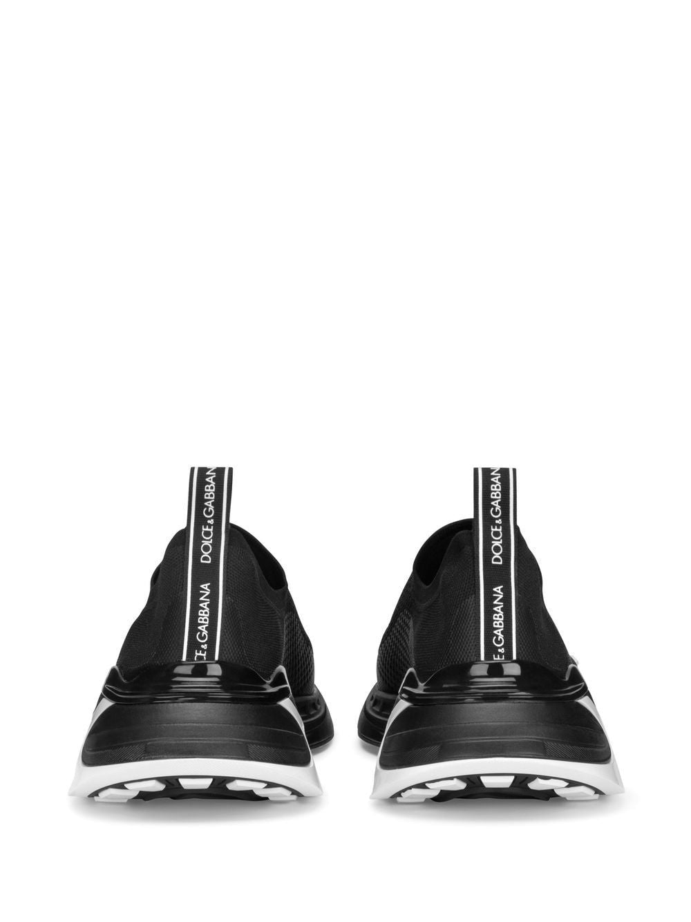 Dolce & Gabbana Sorrento Slip-On Sneakers in Black and White image 1