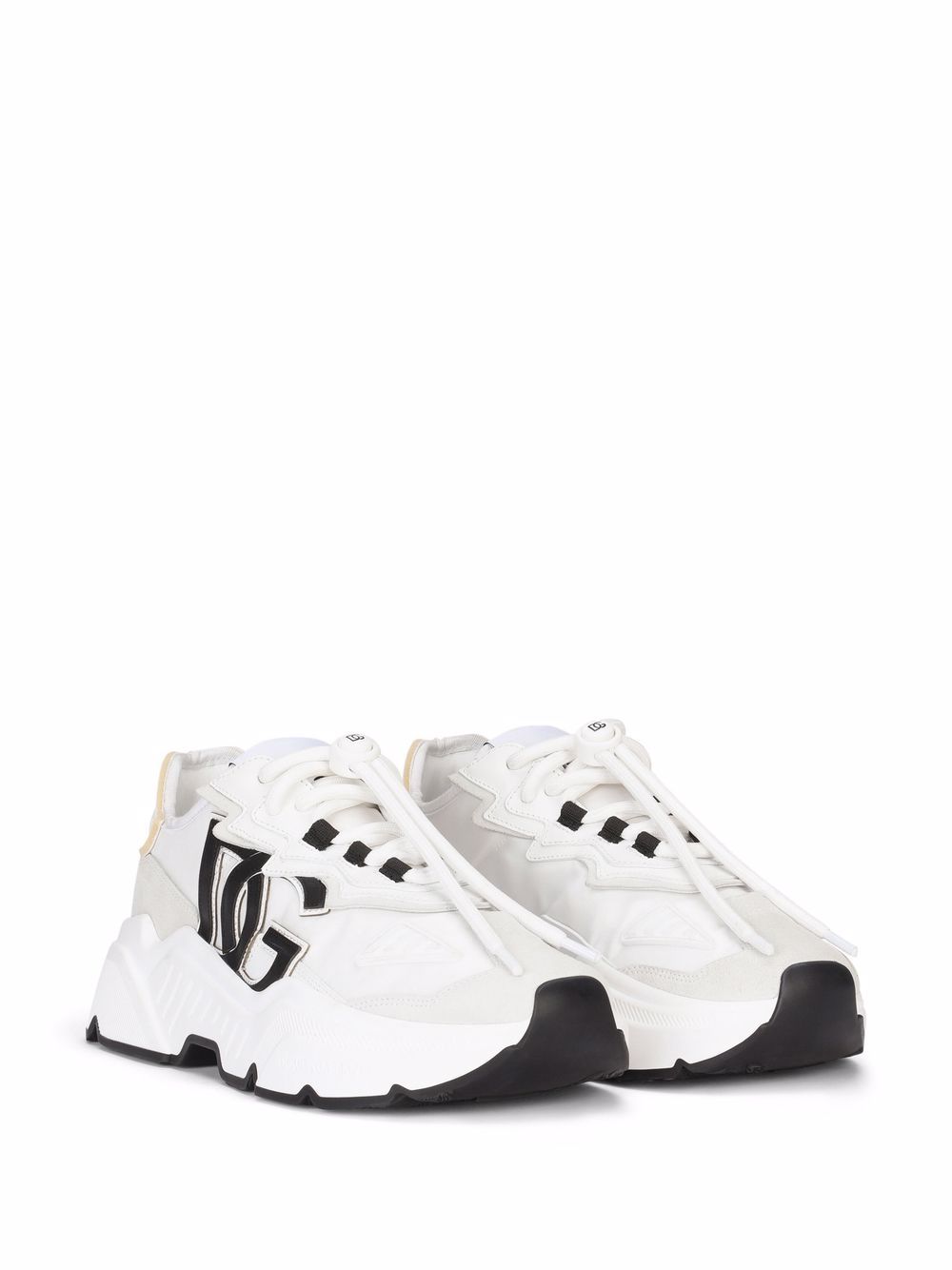 Dolce & Gabbana White Leather Daymaster Sneakers image 1