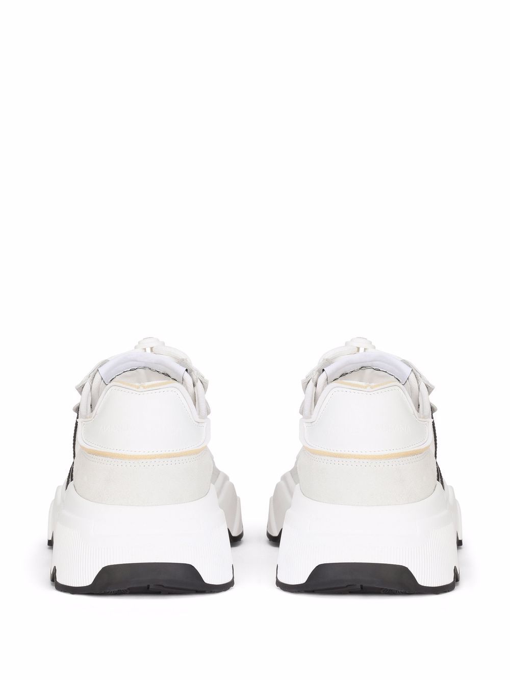 Dolce & Gabbana White Leather Daymaster Sneakers image 3