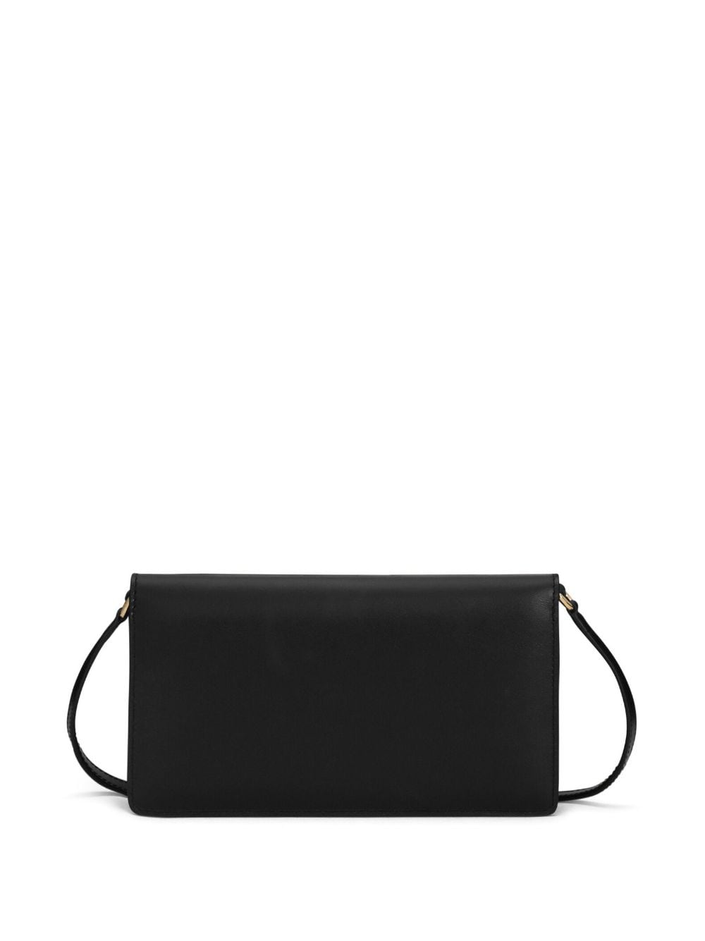 Dolce & Gabbana Black Calf Leather Shoulder Bag with Logo image 4