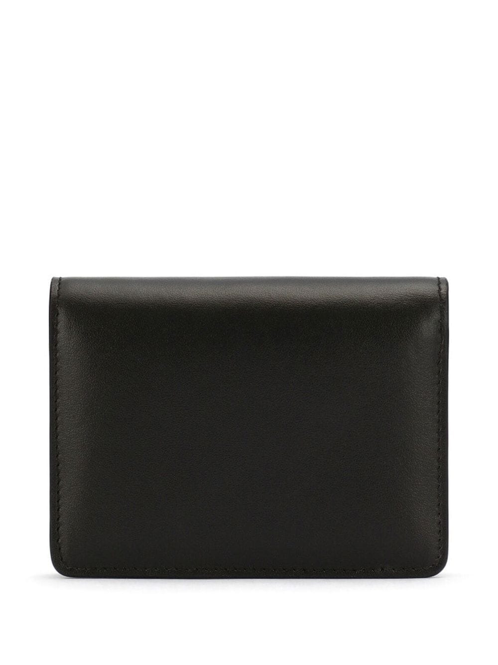 Dolce & Gabbana Embossed Logo Calf Leather Wallet - Black image 3