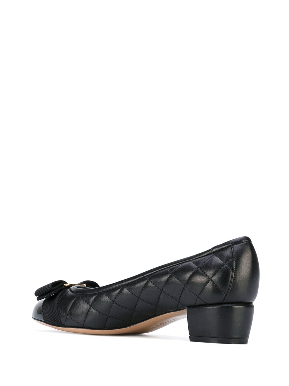 Salvatore Ferragamo Vara Bow Black Leather Pumps image 2