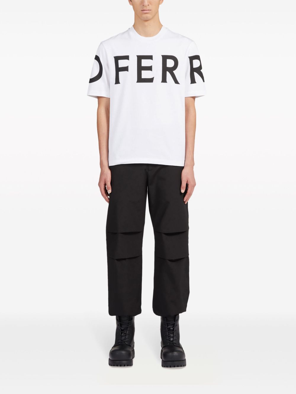 Ferragamo Logo T-Shirt - White image 2