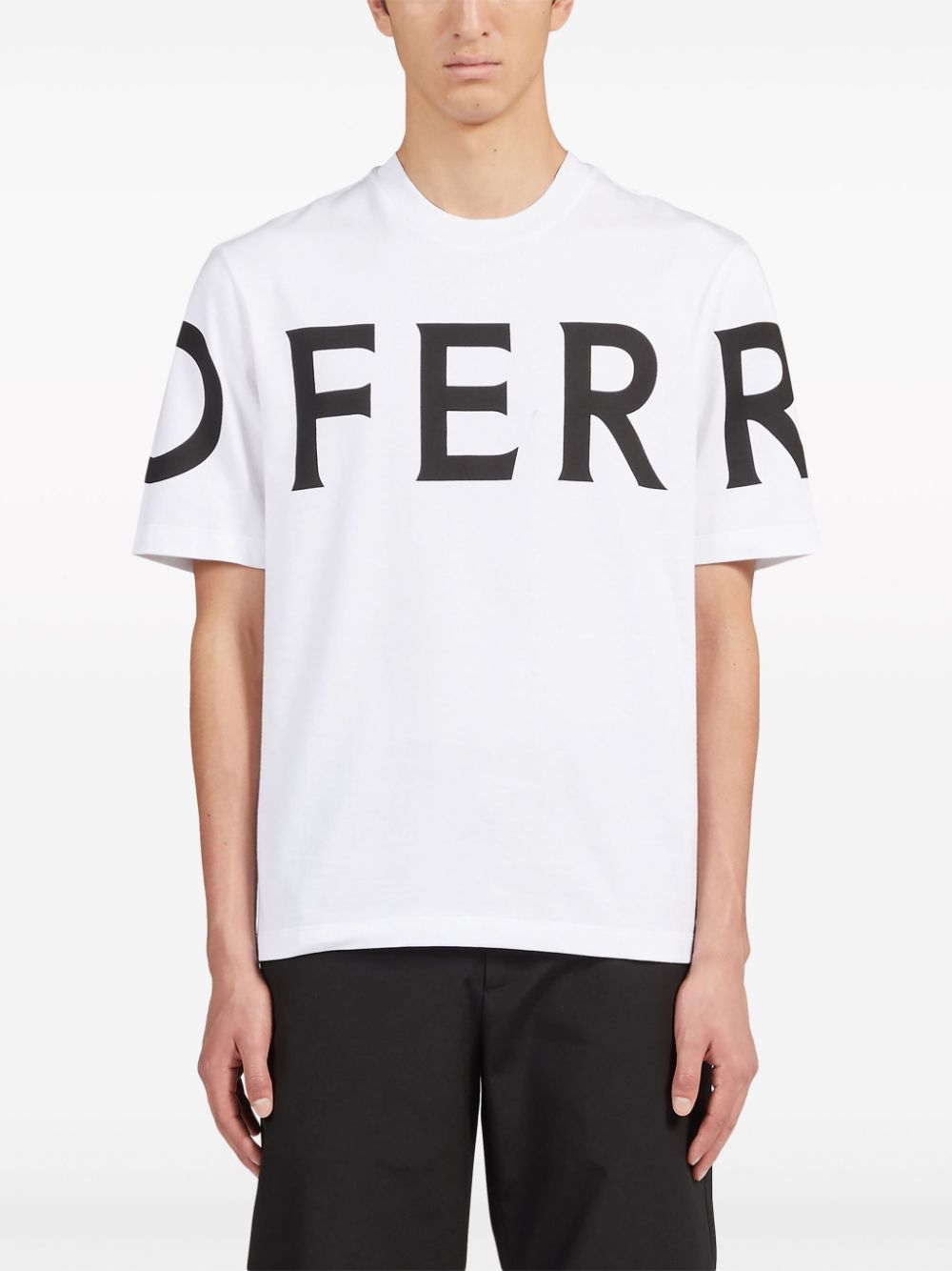 Ferragamo Logo T-Shirt - White image 3