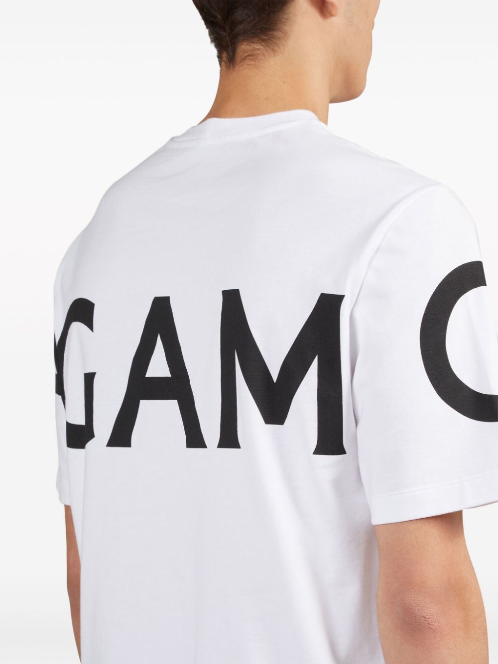 Ferragamo Logo T-Shirt - White image 4