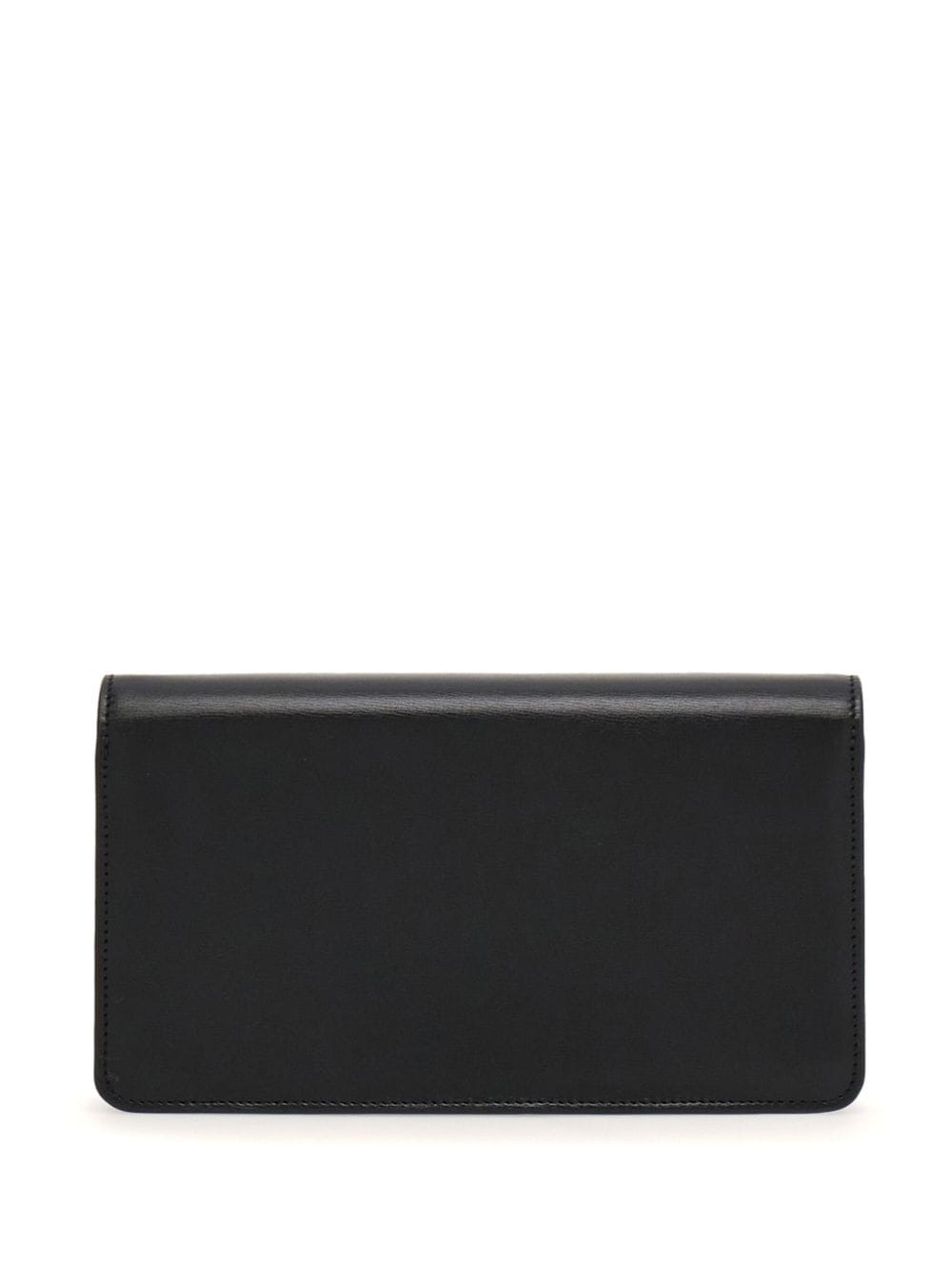 Ferragamo Black Calfskin Gancini Plaque Shoulder Bag image 3