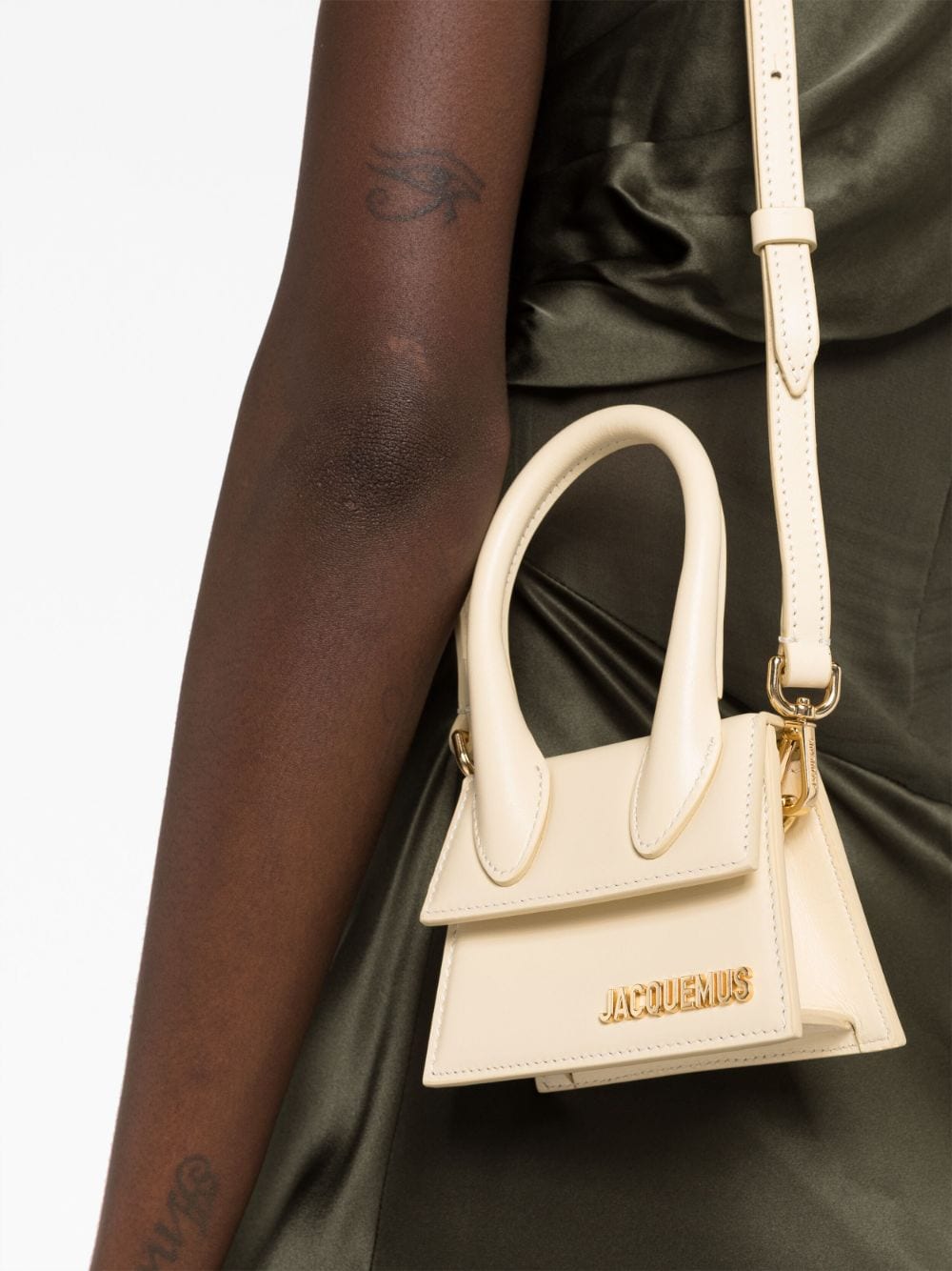 Jacquemus Le Chiquito Mini Leather Bag - Ivory image 4