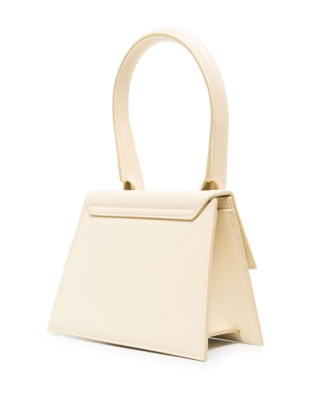 JACQUEMUS Le Chiquito Moyen White Leather Bag image 2