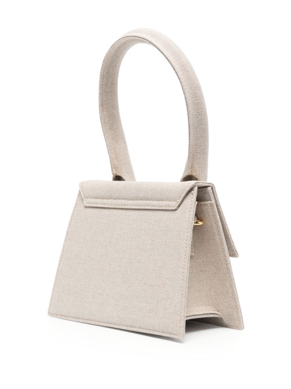 JACQUEMUS Le Chiquito Moyen Canvas Tote Bag - Grey image 1