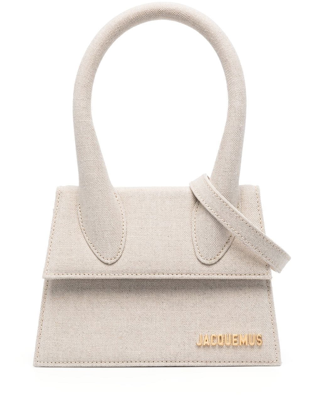 JACQUEMUS Le Chiquito Moyen Canvas Tote Bag - Grey image 0