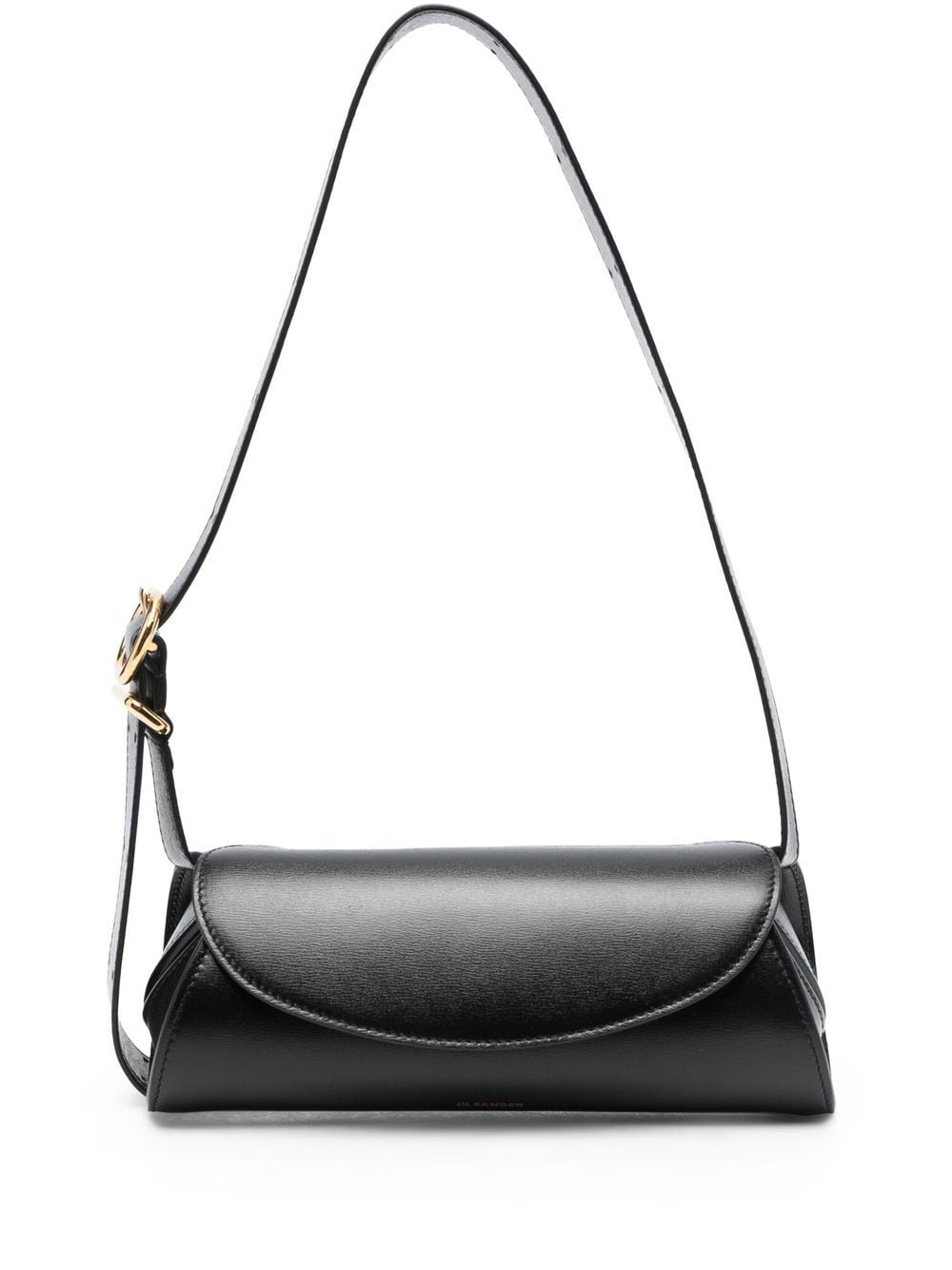 Jil Sander Cannolo Black Calfskin Tote Bag image 0