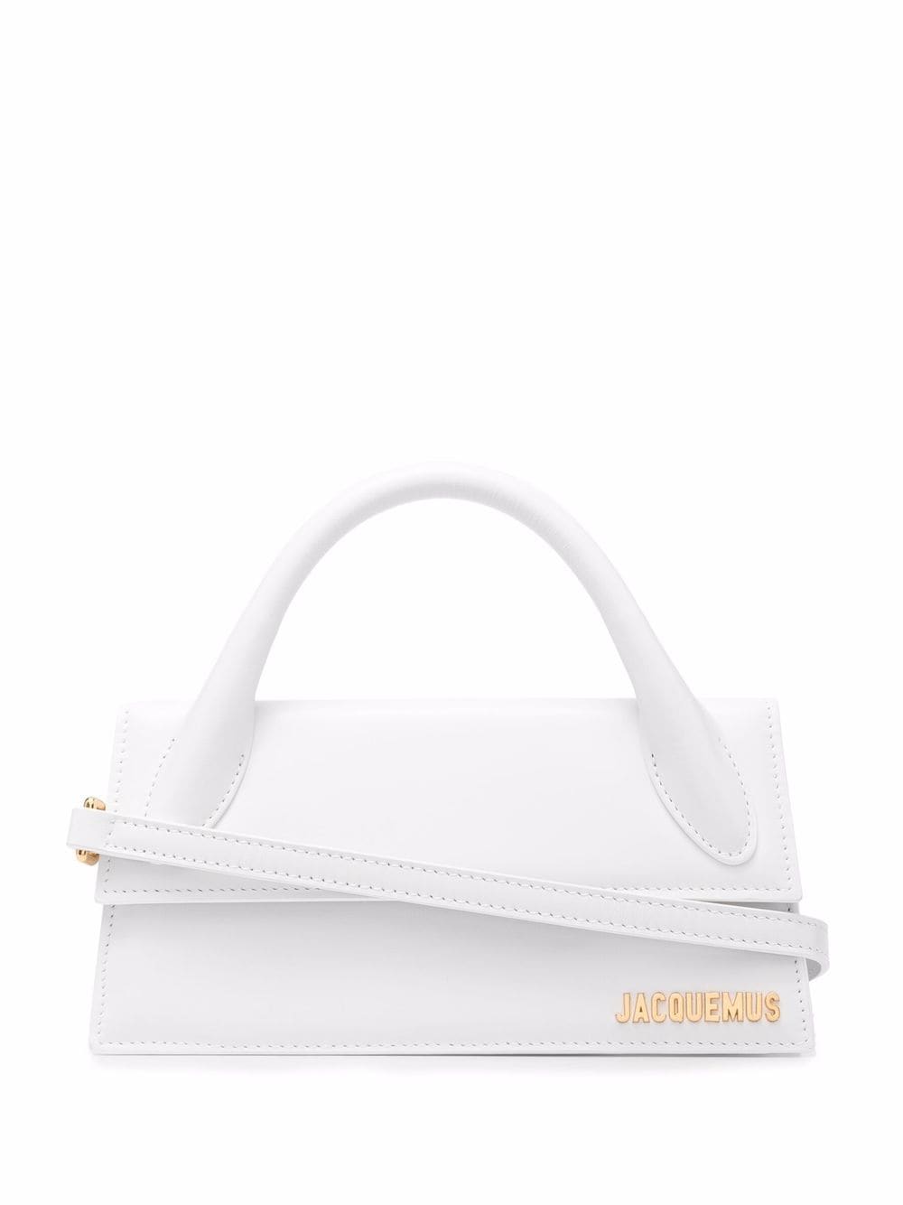 JACQUEMUS Le Chiquito Long Tote Bag in White image 0