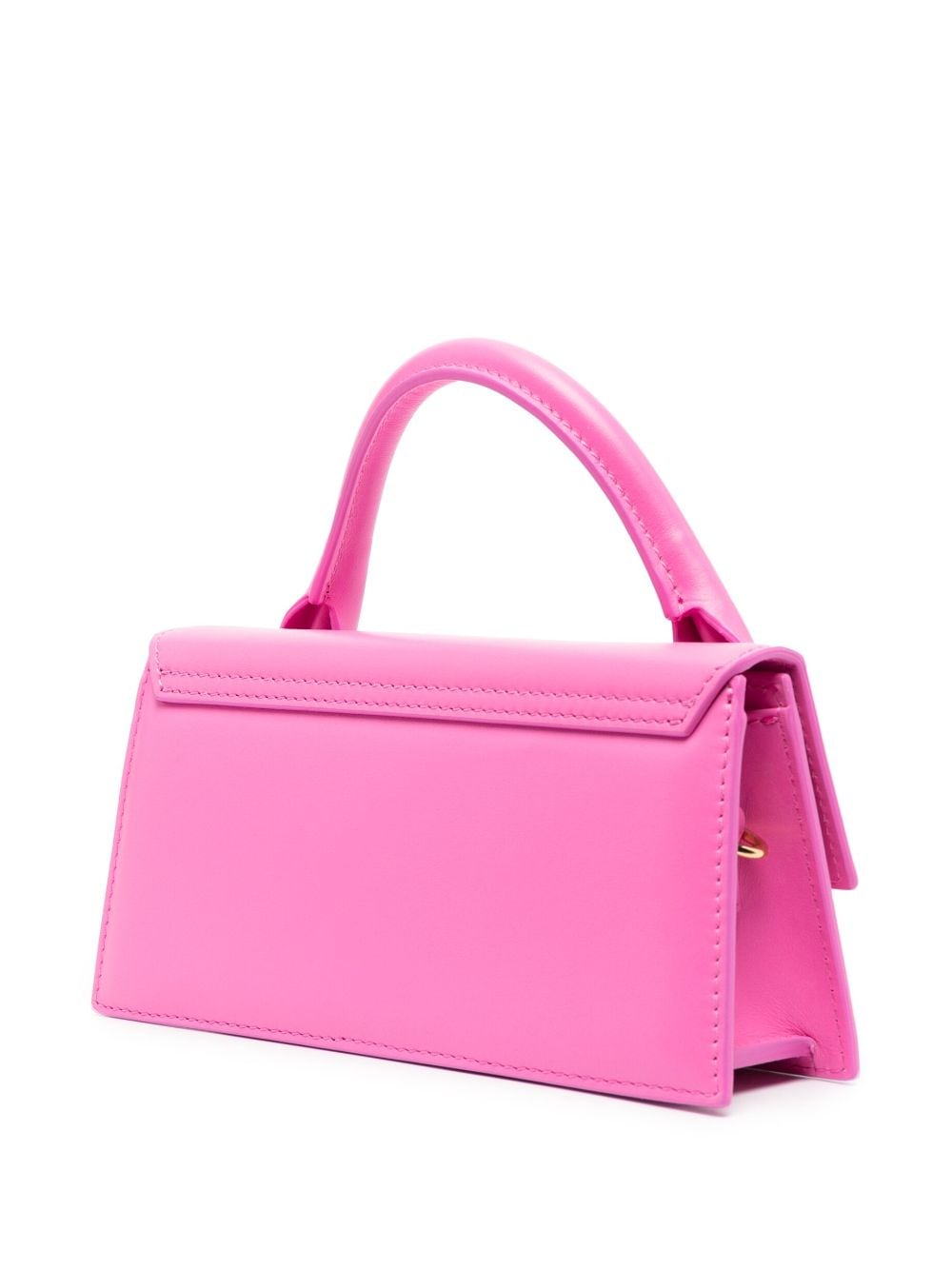 JACQUEMUS Le Chiquito Fuchsia Calfskin Shoulder Bag image 3