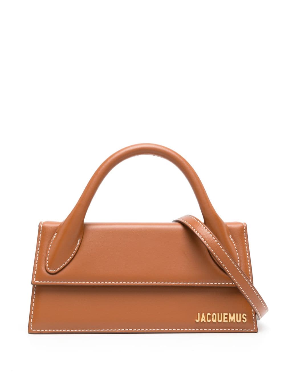 Jacquemus Le Chiquito Long Mini Bag - Camel Brown Leather image 0