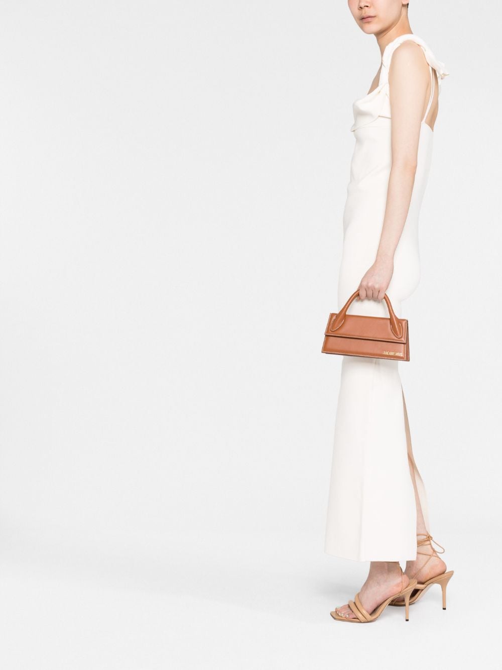 Jacquemus Le Chiquito Long Mini Bag - Camel Brown Leather image 5